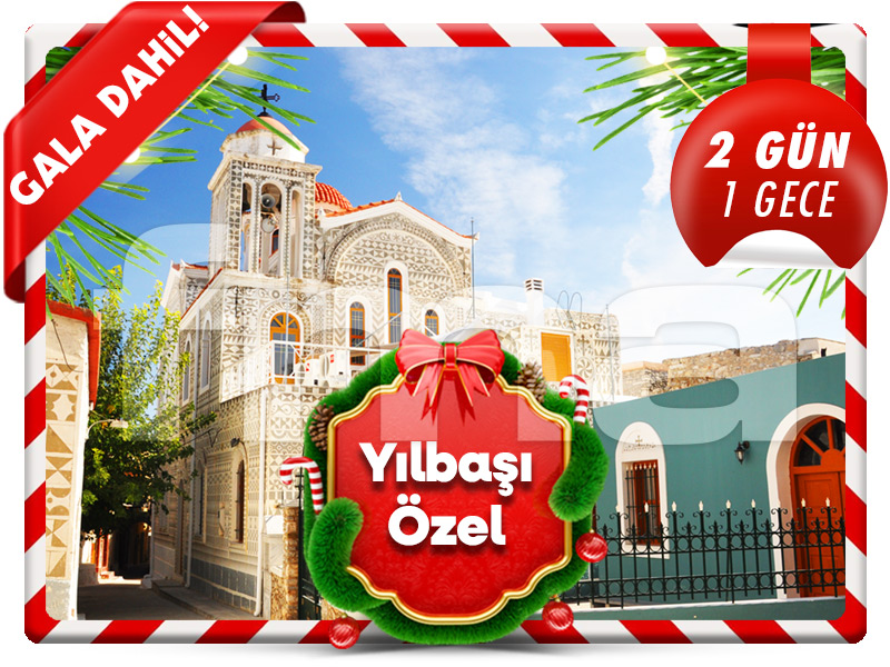 SAKIZ (CHIOS) ADASI ''YILBAŞI ÖZEL'' Yeni Yıl Eğlencesi Dahil!