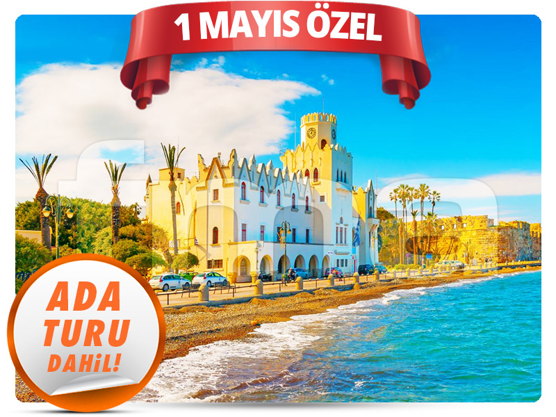 Bodrum Çıkışlı Günübirlik KOS ADASI TURU - 1 Mayıs Özel -