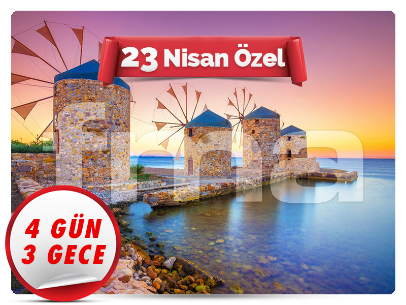 Büyük SAKIZ (CHIOS) ADASI - 23 Nisan Özel - 4 Gün -3 Gece