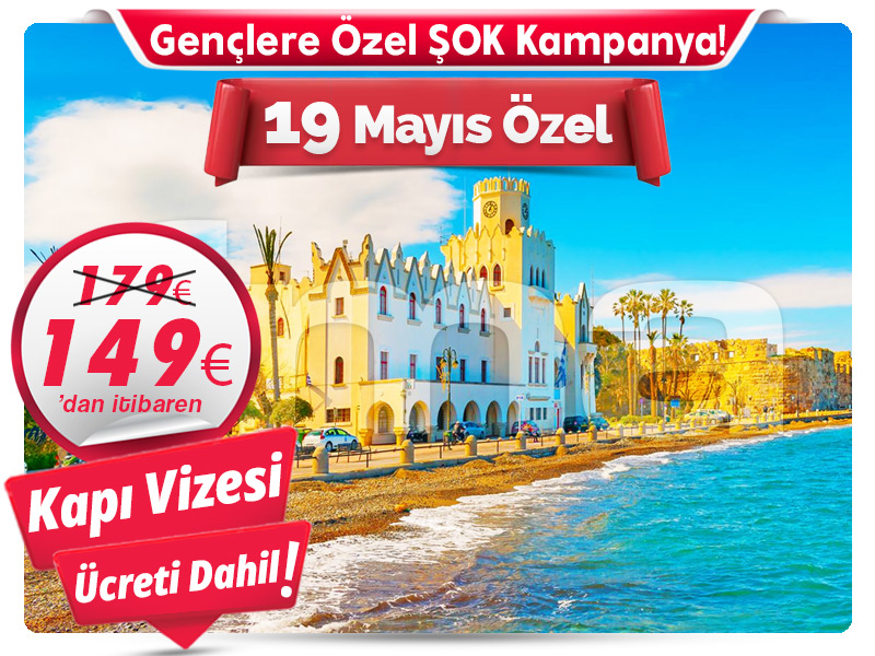 Günübirlik KOS ADASI TURU - 19 Mayıs Özel ŞOK KAMPANYA! -