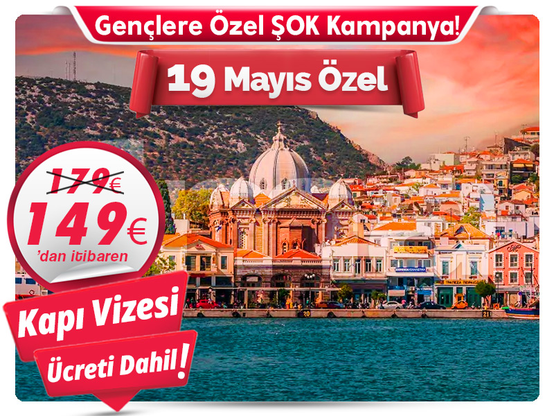 Günübirlik MİDİLLİ ADASI TURU - 19 Mayıs Özel ŞOK KAMPANYA! -