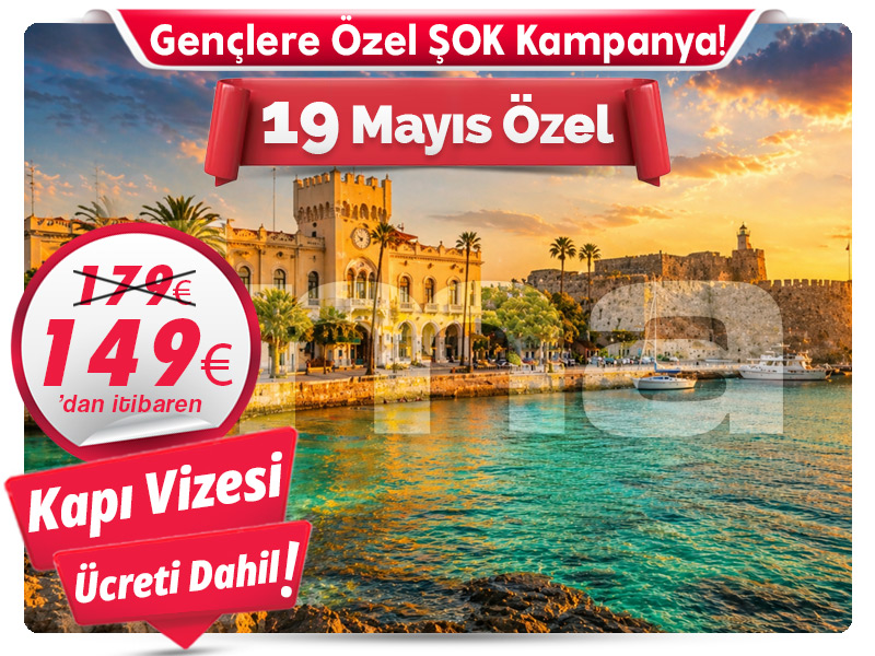 Günübirlik KOS ADASI TURU - 19 Mayıs Özel ŞOK KAMPANYA! -