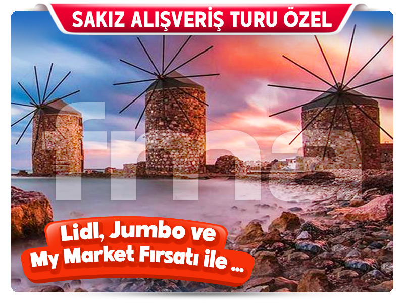 İzmir Çıkışlı Günübirlik SAKIZ ADASI ALIŞVERİŞ TURU