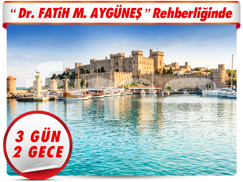 RODOS ADASI TURU ''Symi Adası Farkı ile'' 3 Gün - 2 Gece