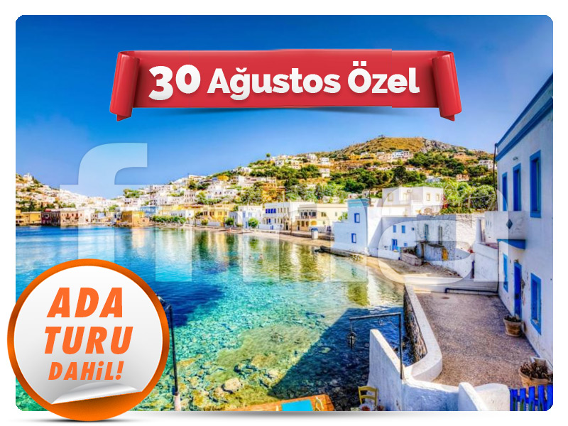 Bodrum Çıkışlı Günübirlik LEROS ADASI TURU ''30 Ağustos Özel''