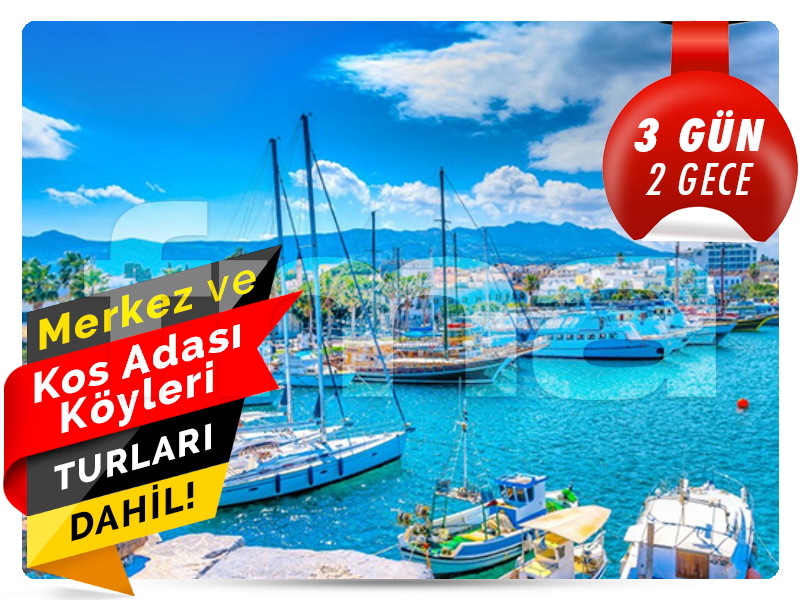 MEGA KOS ADASI TURU - 3 Gün - 2 Gece 