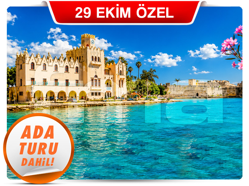 İzmir Çıkışlı Günübirlik KOS ADASI TURU ''29 Ekim Özel''