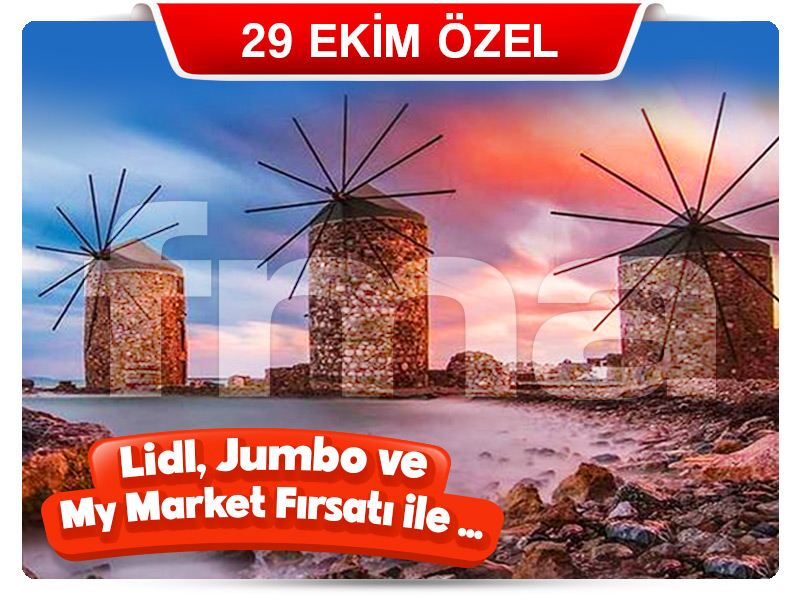 İzmir Çıkışlı Günübirlik SAKIZ ADASI ALIŞVERİŞ TURU ''29 Ekim Özel''