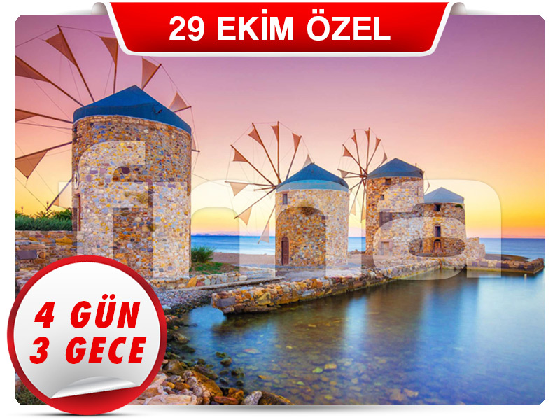 Büyük SAKIZ (CHIOS) ADASI - 4 Gün - 3 Gece 