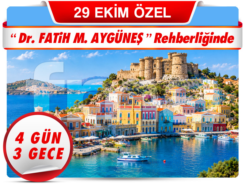 RODOS ADASI TURU ''Symi Adası Farkı ile'' 4 Gün - 3 Gece 
